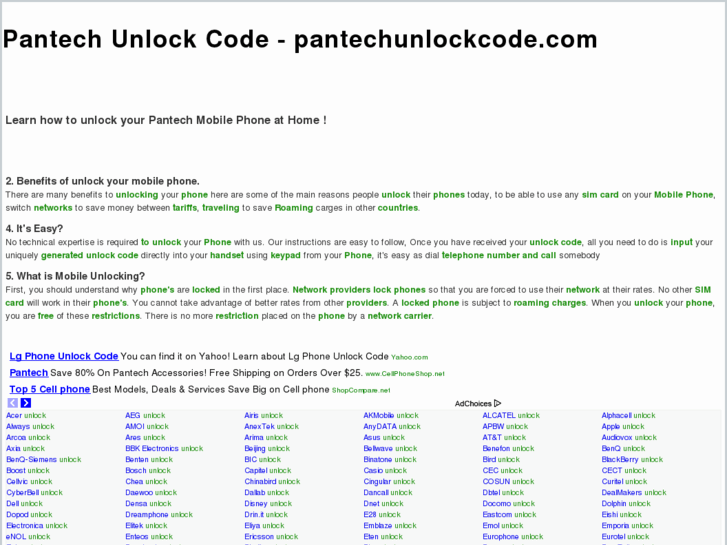 www.pantechunlockcode.com