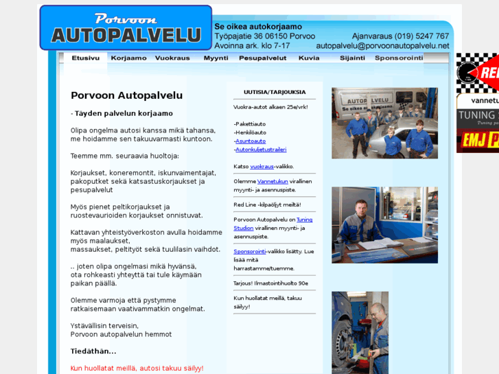 www.porvoonautopalvelu.net