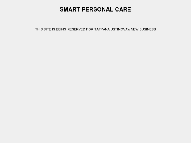 www.smartpersonalcare.com