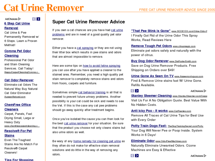 www.cat-urine-remover.com