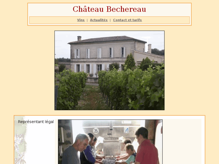 www.chateaubechereau.com