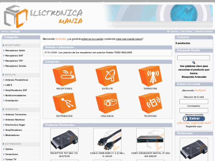 www.electronicamania.es