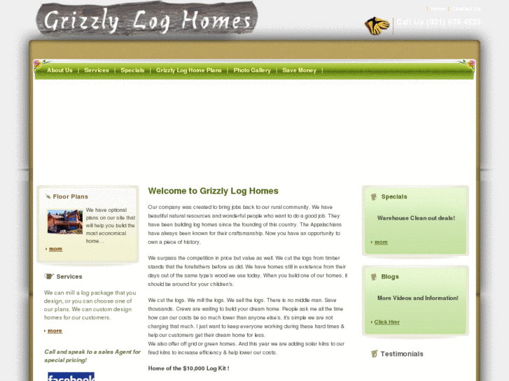 www.grizzlyloghomes.net