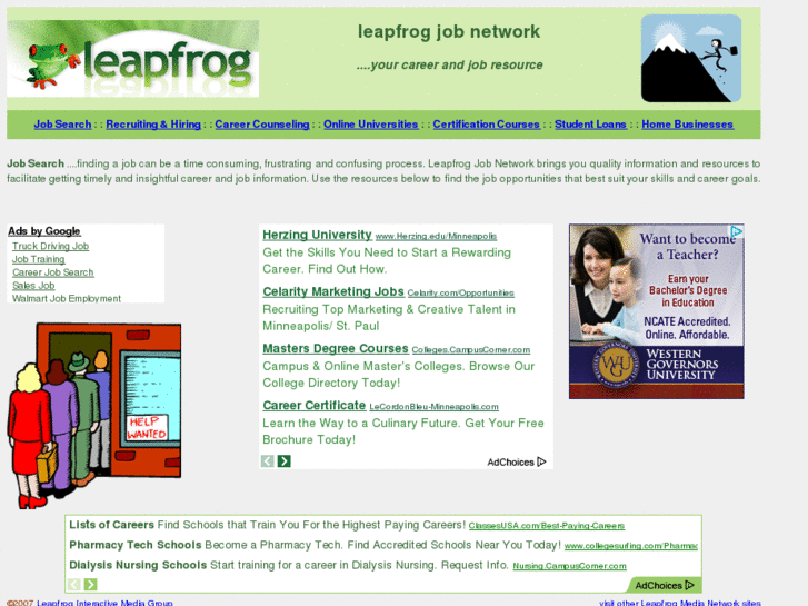 www.leapfrogjobnetwork.com