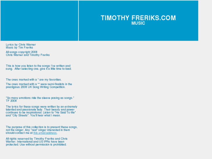 www.timothyfreriks.com