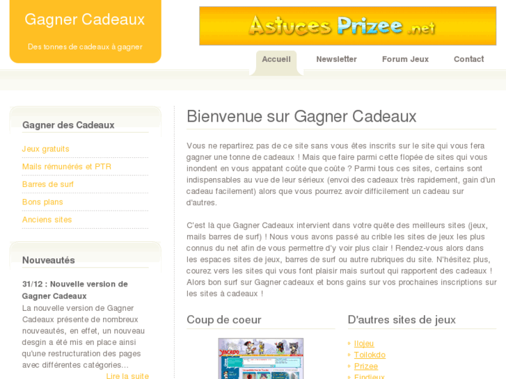 www.gagnercadeaux.be