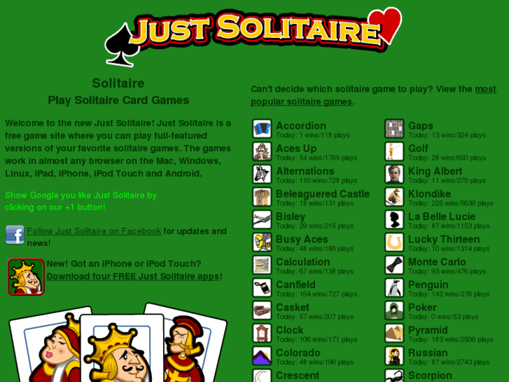 www.justsolitaire.com