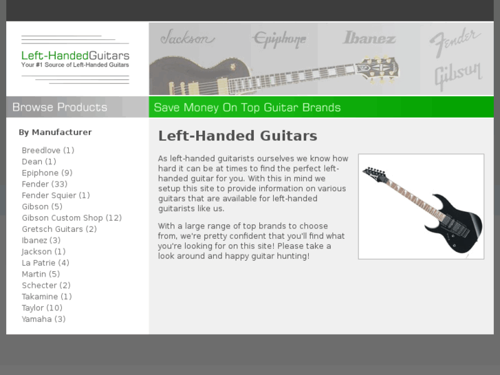 www.left-handed-guitars.net