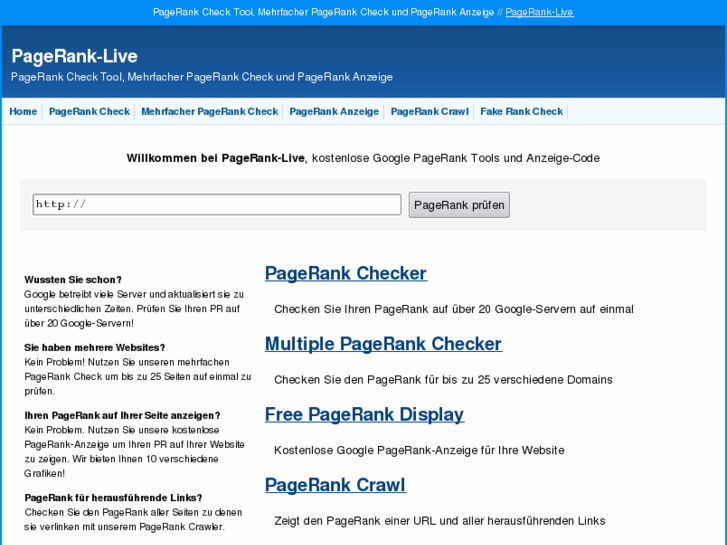 www.pagerank-live.de