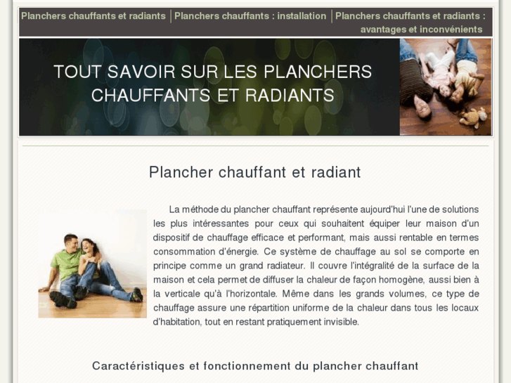 www.plancher-chauffant-radiant.org