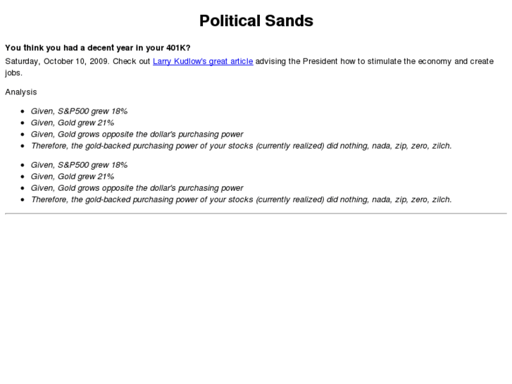 www.politicalsands.com