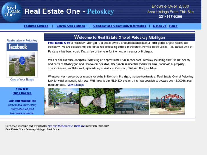 www.realestateonepetoskey.com