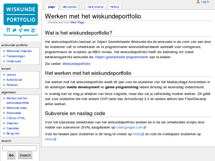 www.wiskundeportfolio.nl