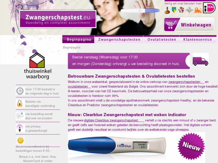 www.zwangerschapstest.eu