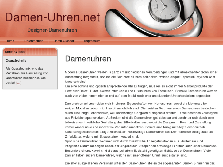 www.damen-uhren.net