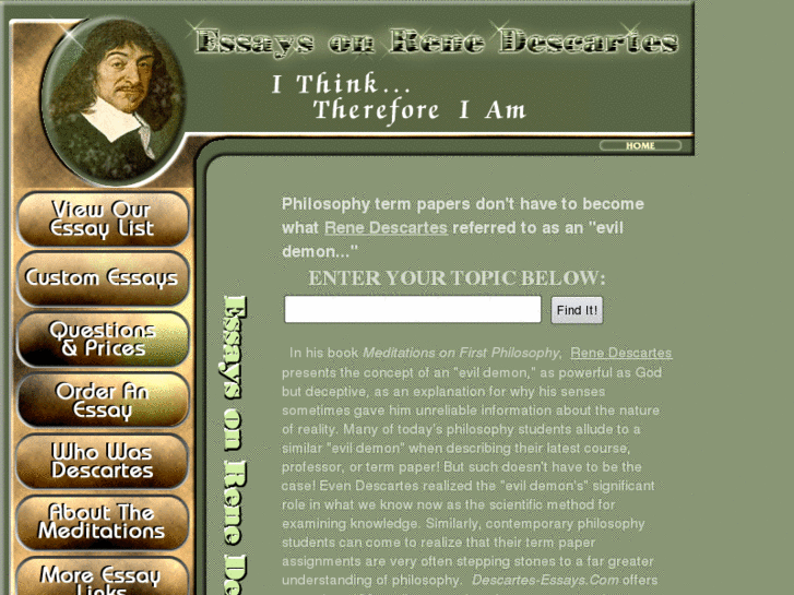 www.descartes-essays.com