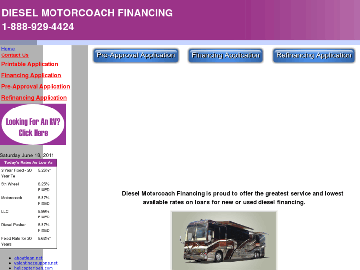 www.dieselmotorcoachfinancing.com