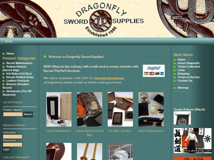 www.dragonflyswordsupplies.net