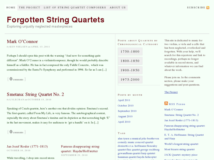www.forgottenstringquartets.net