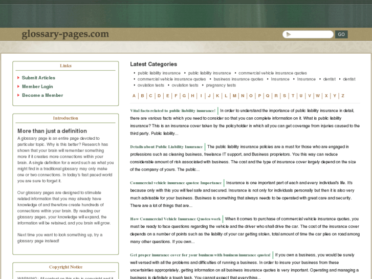 www.glossary-pages.com