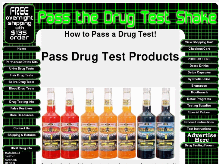 www.passthedrugtestshake.com