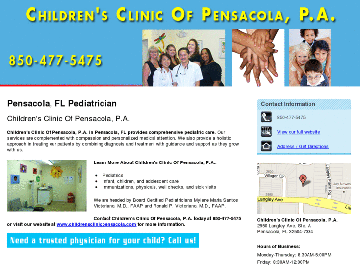 www.pediatricianinpensacola.com