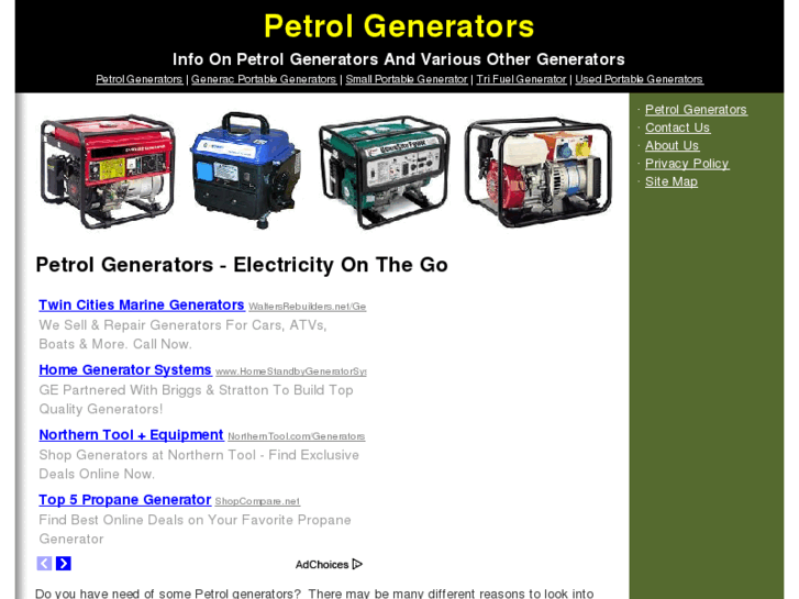 www.petrolgenerators.org