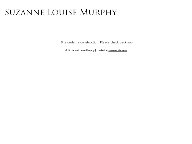 www.suzannelouisemurphy.com