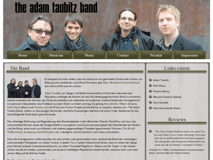 www.theadamtaubitzband.com