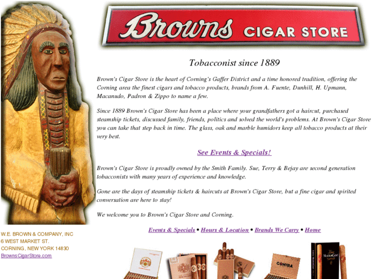 www.brownscigarstore.com