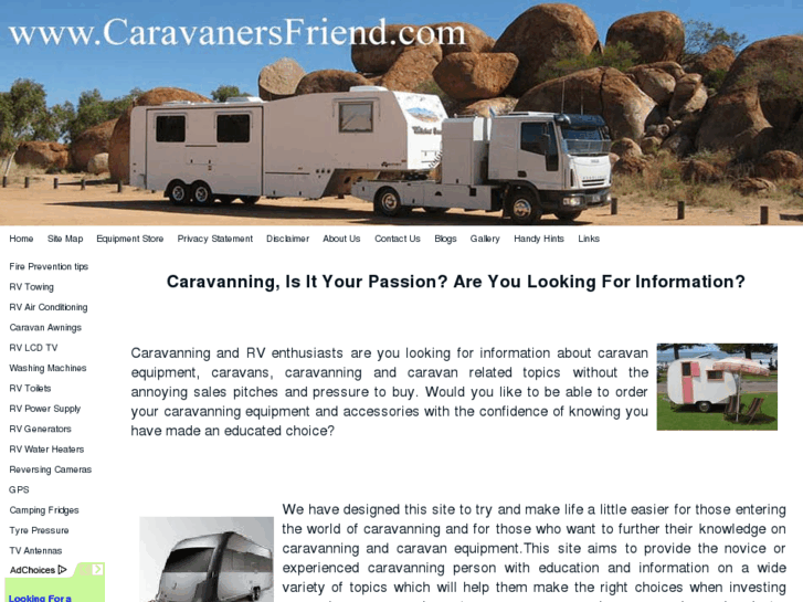 www.caravanersfriend.com