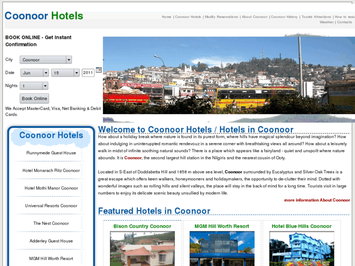 www.coonoorhotels.net