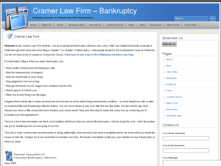 www.cramerbankruptcy.com