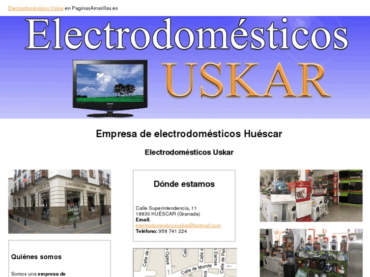 www.electrodomesticosuskar.es