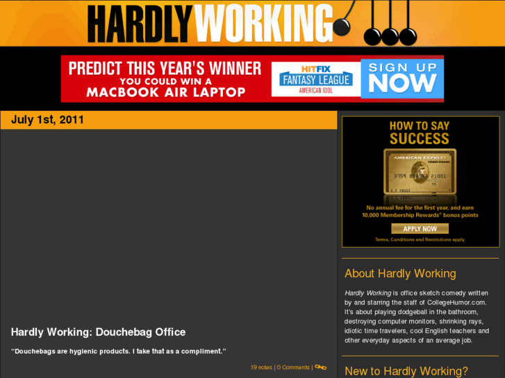 www.hardlyworking.com