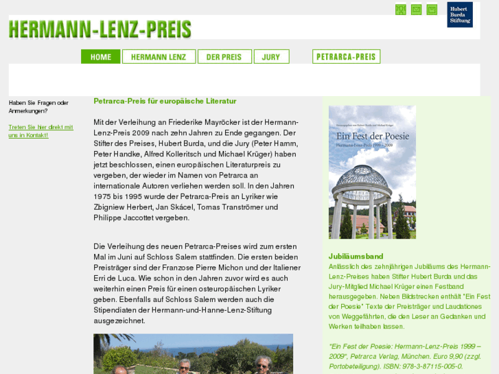 www.hermann-lenz-preis.de