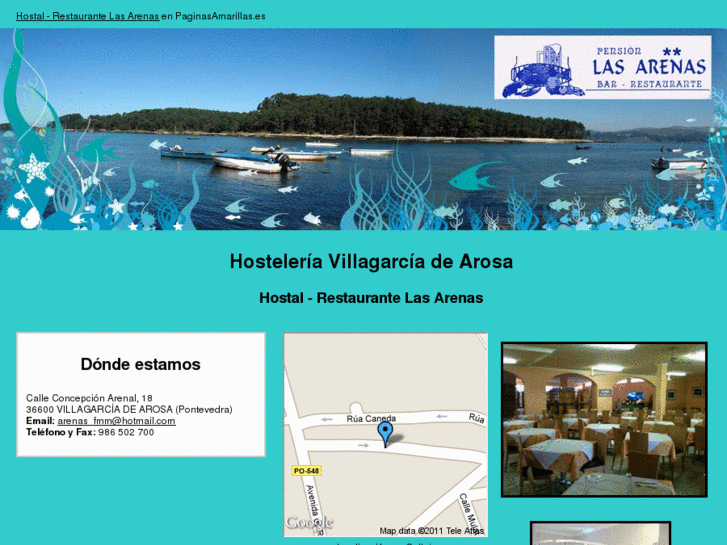 www.hostalrestaurantelasarenas.com