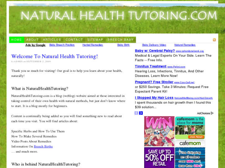 www.naturalhealthtutoring.com