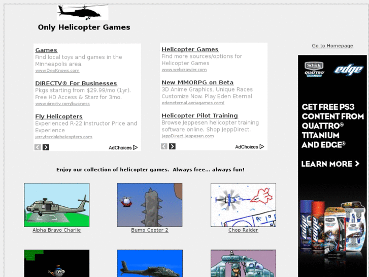 www.onlyhelicoptergames.com