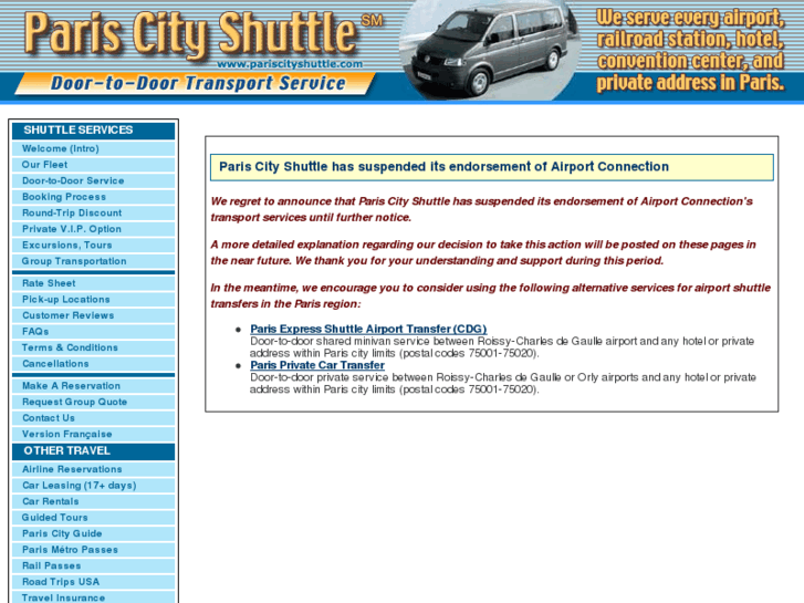 www.pariscityshuttle.com