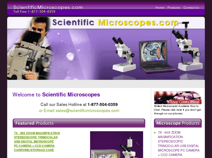 www.scientificmicroscopes.com