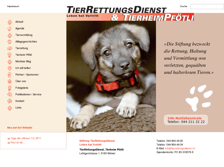 www.tierrettung.ch