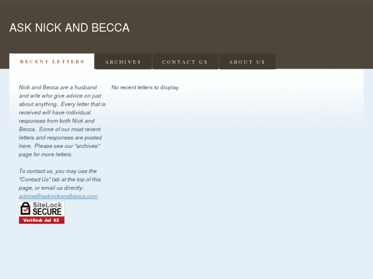 www.asknickandbecca.com