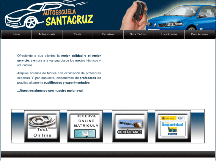 www.autoescuelasantacruz.es