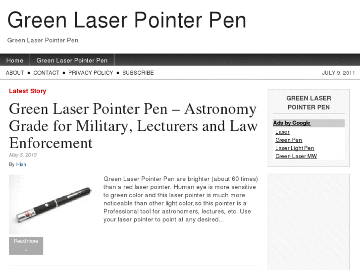 www.greenlaserpointerpen.com