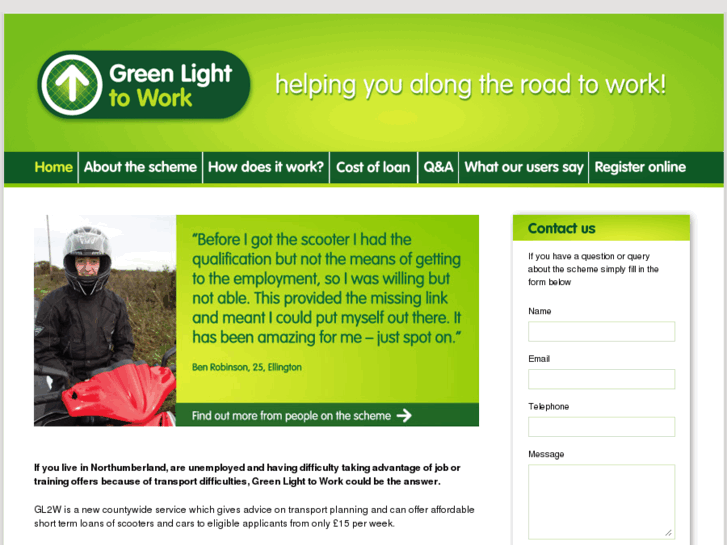 www.greenlighttowork.org