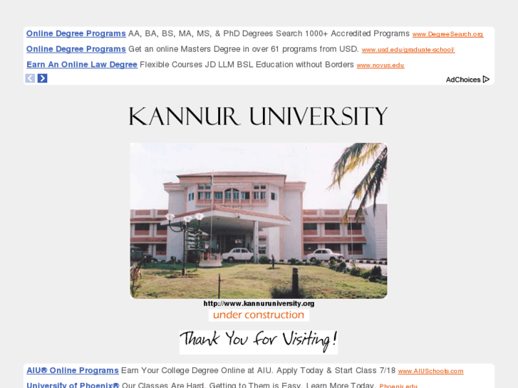 www.kannuruniversity.org