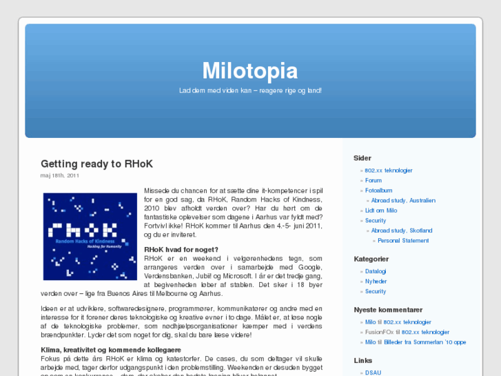 www.milotopia.dk