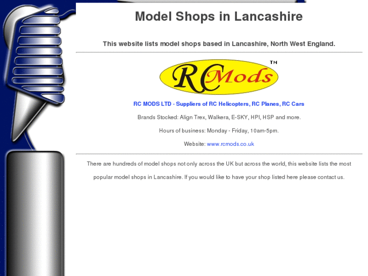 www.modelshopslancashire.co.uk