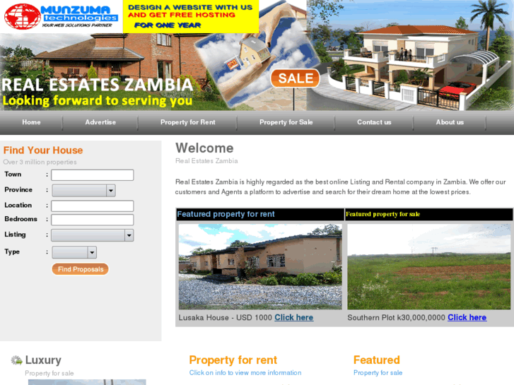 www.realestateszambia.com